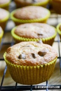 Banana Chocolate Chip Muffins