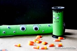 DIY Monster Treat Tubes – Halloween Party Favor