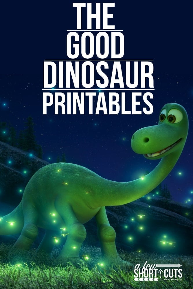 free disneys the good dinosaur printables a few shortcuts