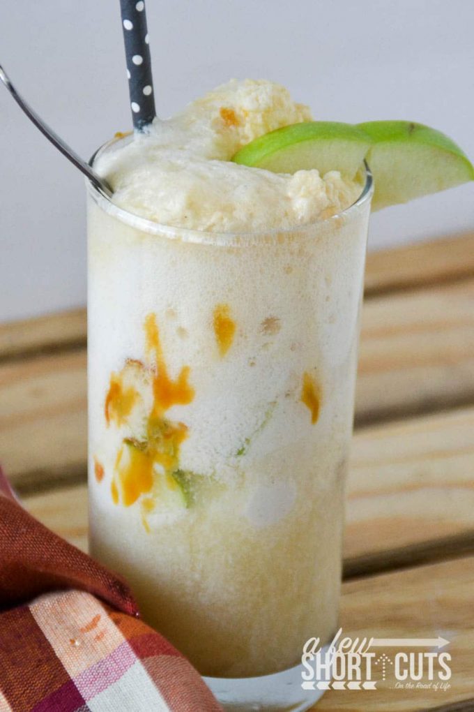 Caramel Apple Float Recipe - A Few Shortcuts