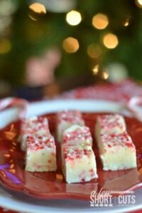 Simple Candy Cane Fudge