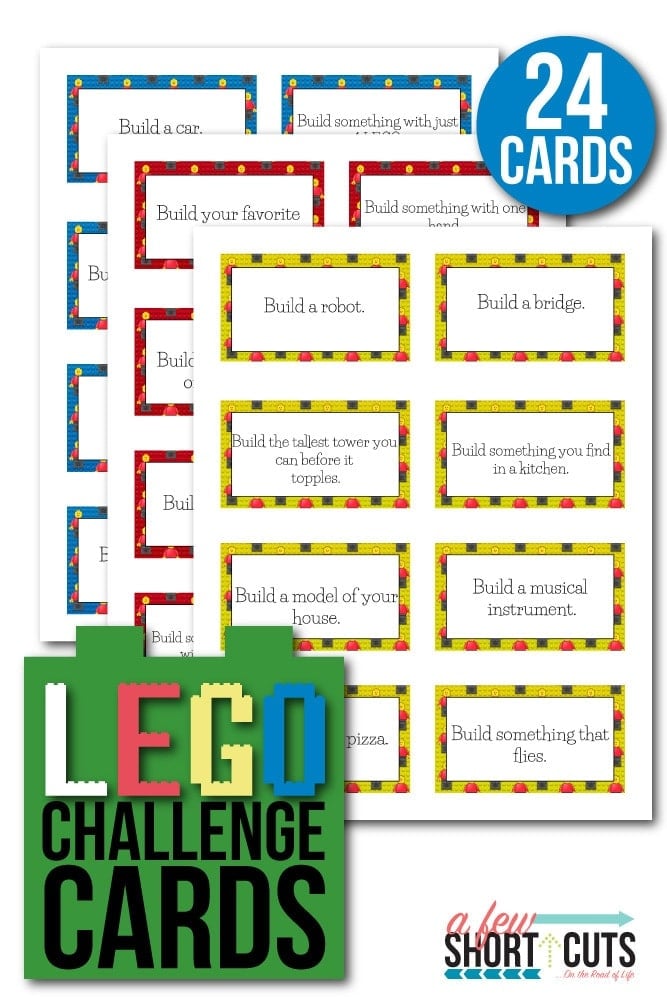 FREE Printable LEGO Challenge Cards - A Few Shortcuts