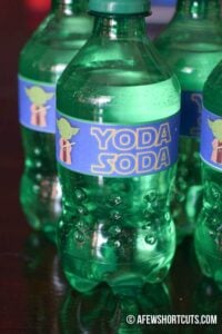 Yoda Soda Printable Labels – Star Wars Party Idea