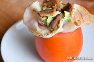 Turkey Bacon Avocado Tomato Cup