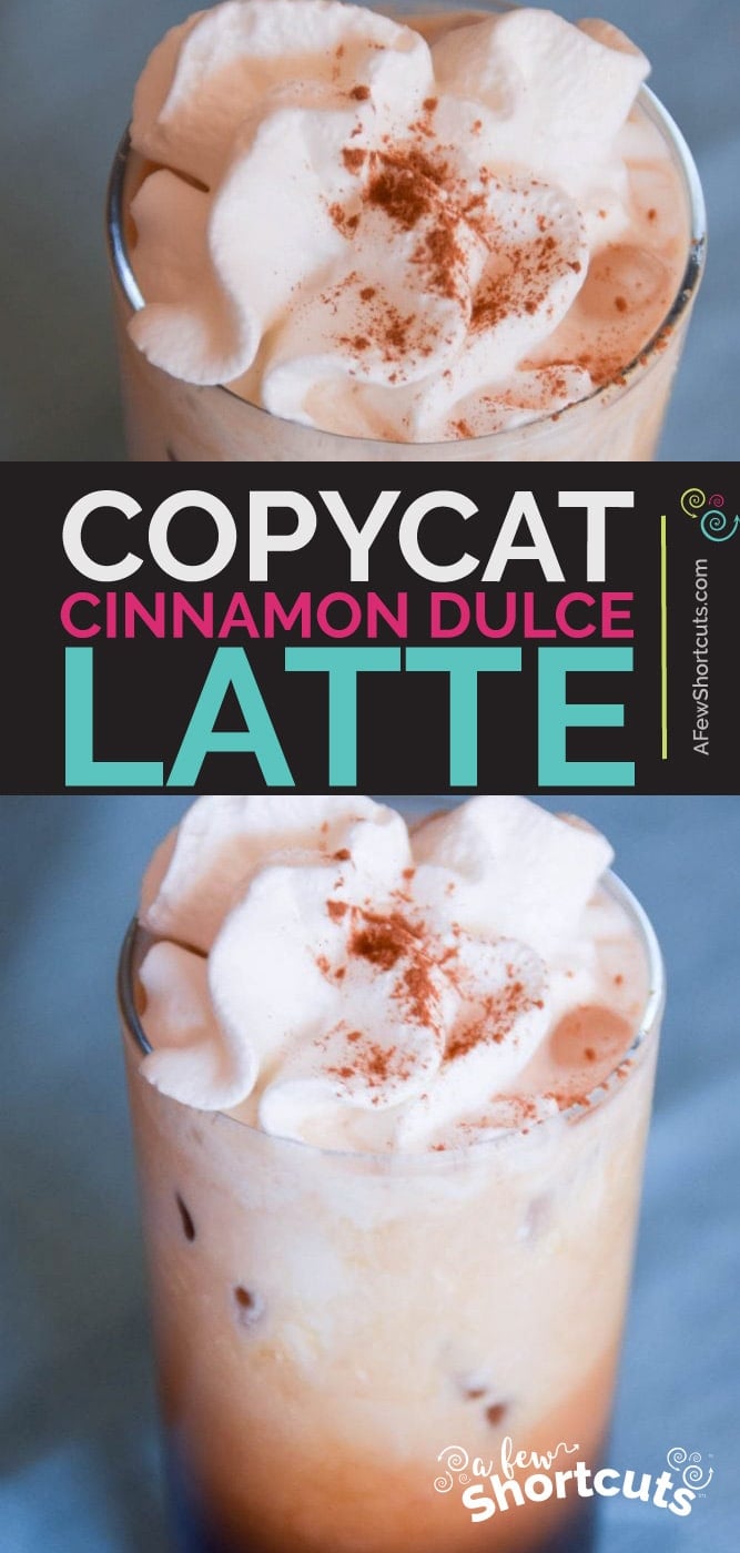 Iced Cinnamon Dolce Latte - The Healthful Ideas