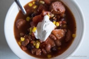 Crockpot 7 Can & Sausage Soup