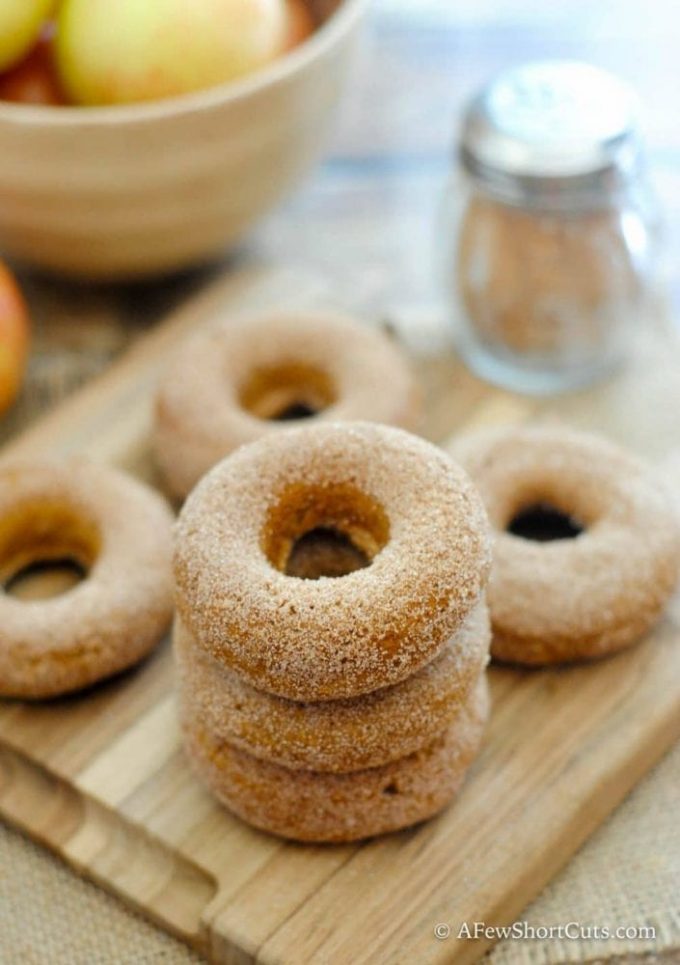 Apple Spice Doughnuts Recipe A Few Shortcuts