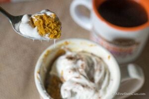Pumpkin Spice Latte Mug Cake Recipe