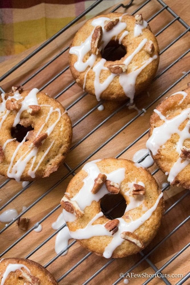 Banana-nut-doughnuts-1-4 - A Few Shortcuts
