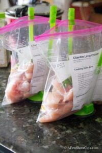 Cilantro Lime Chicken Freezer Meal