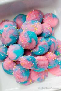 Unicorn Frozen Yogurt Bites