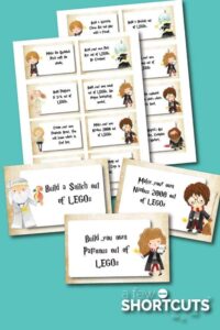 FREE Harry Potter LEGO Challenge Cards Printable