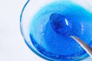 How to Make Blue Glitter Glue for Slime & More