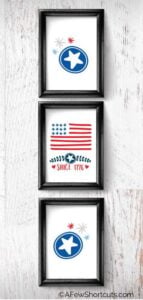 FREE Printable Patriotic Wall Art