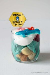Sharkcake Sundae Recipe with Printable Topper