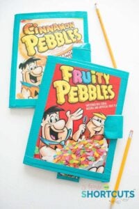 DIY Cereal Box Composition Notebook Cover