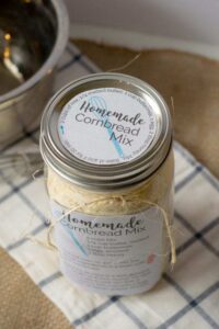 Homemade Cornbread Mix – With Printable Labels