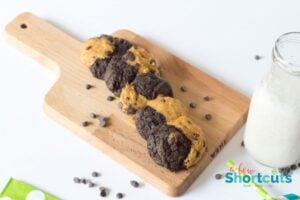 Chewy Pumpkin Brownie Swirl Cookie Recipe