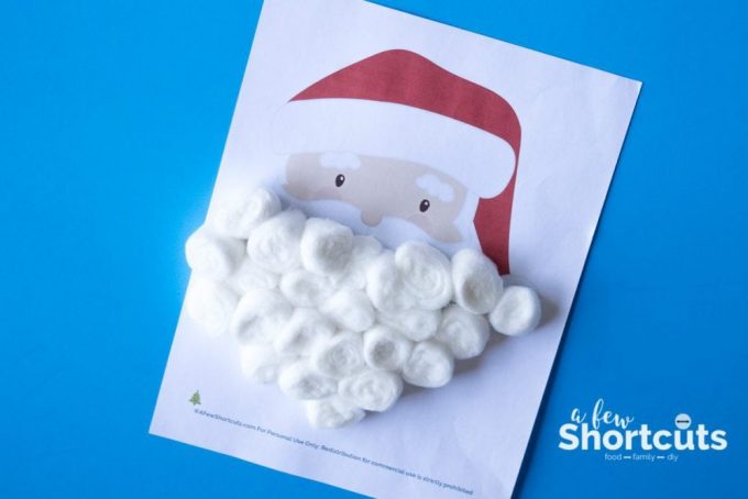 Santa Christmas Countdown Printable - A Few Shortcuts