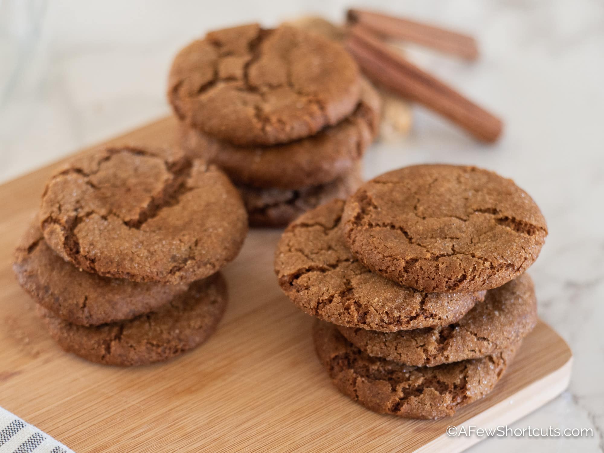 The Best Gingersnap Cookies Recipe - A Few Shortcuts