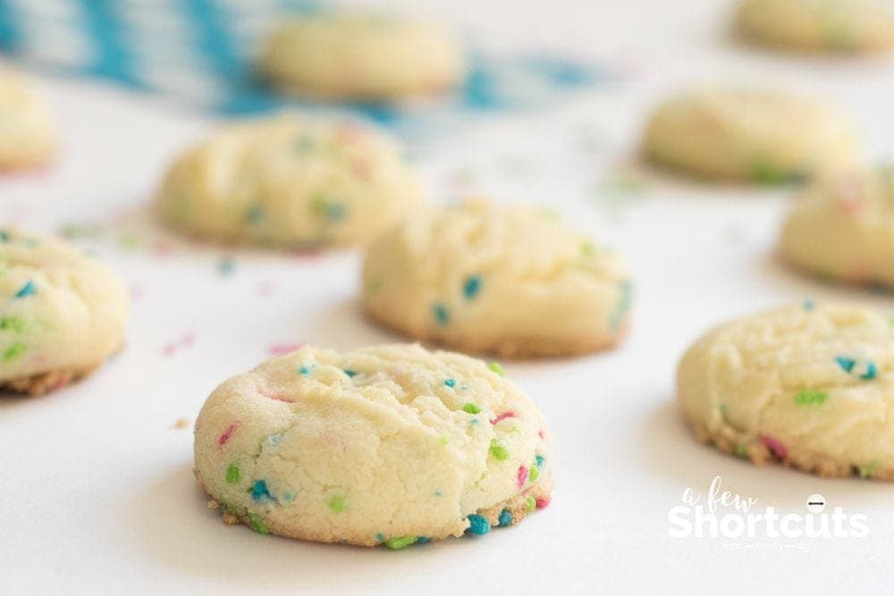Gluten Free Funfetti Cookies from Scratch A Few Shortcuts