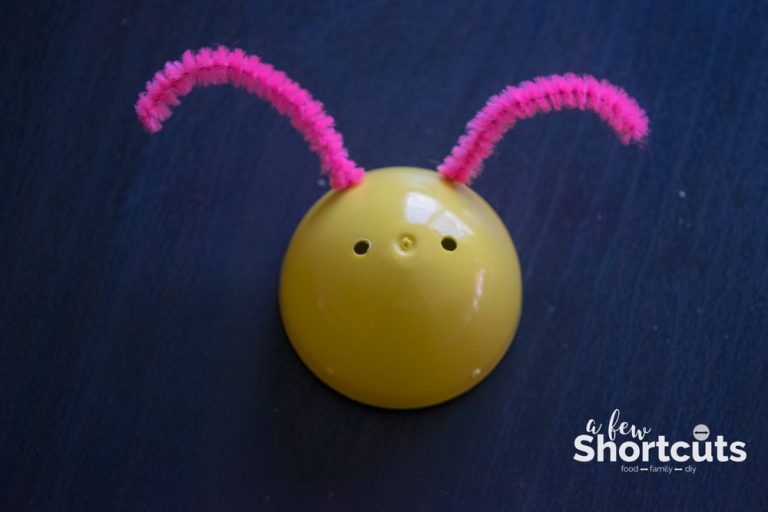 Adorable DIY Lightning Bugs Made With Easter Eggs A Few Shortcuts