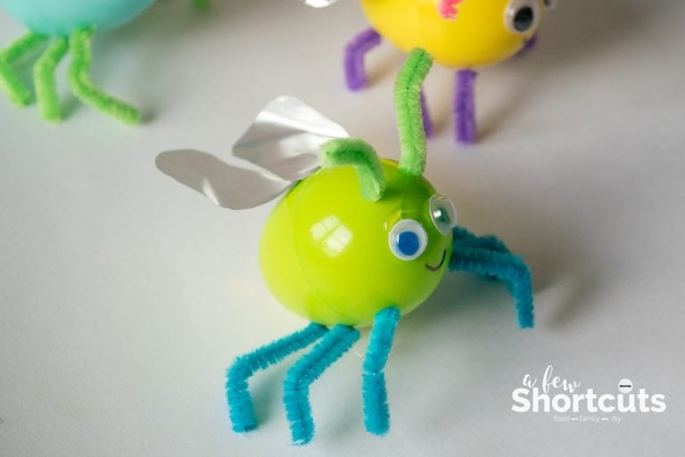 Adorable DIY Lightning Bugs Made With Easter Eggs A Few Shortcuts