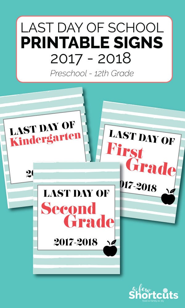 Very last Working day of Faculty Printable Indicators - A Couple Shortcuts photo relating to Last Day of Kindergarten Printable known as Past Working day of Higher education Printable Symptoms - A Couple of Shortcuts