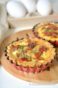 Feta & Roasted Red Pepper Tart Recipe