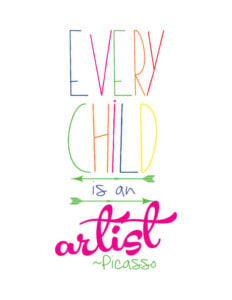 Every Child is an Artist Printable