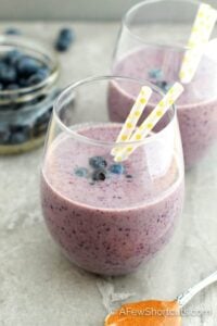 Blueberry Almond Butter Smoothie Recipe