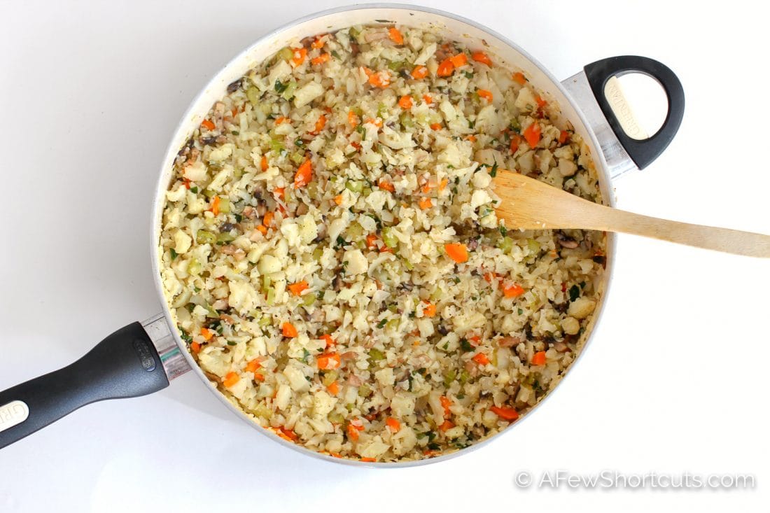 Keto Cauliflower Stuffing Recipe A Few Shortcuts
