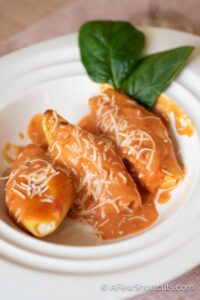 Shortcut Stuffed Shells With Rosa Sauce Recipe