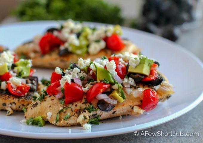 Skillet Mediterranean Chicken Recipe - A Few Shortcuts