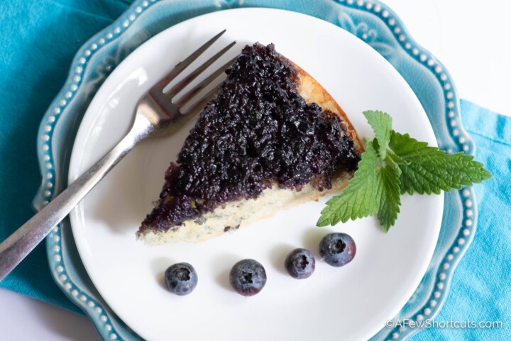 Blueberry Upside Down Cake Recipe A Few Shortcuts