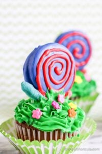 Garden Snail Cupcakes