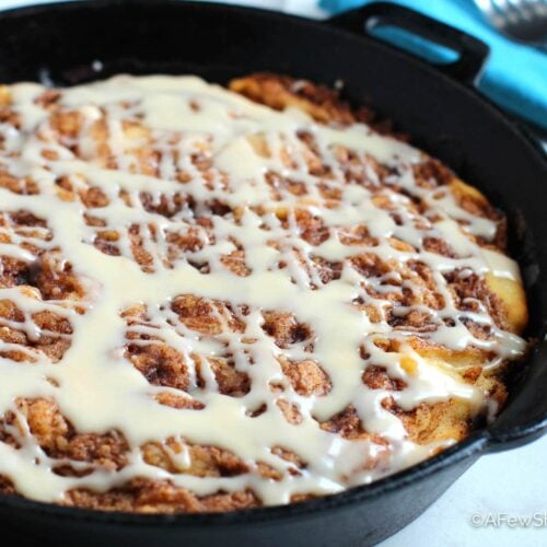 Cinnamon Roll Skillet Cake 12