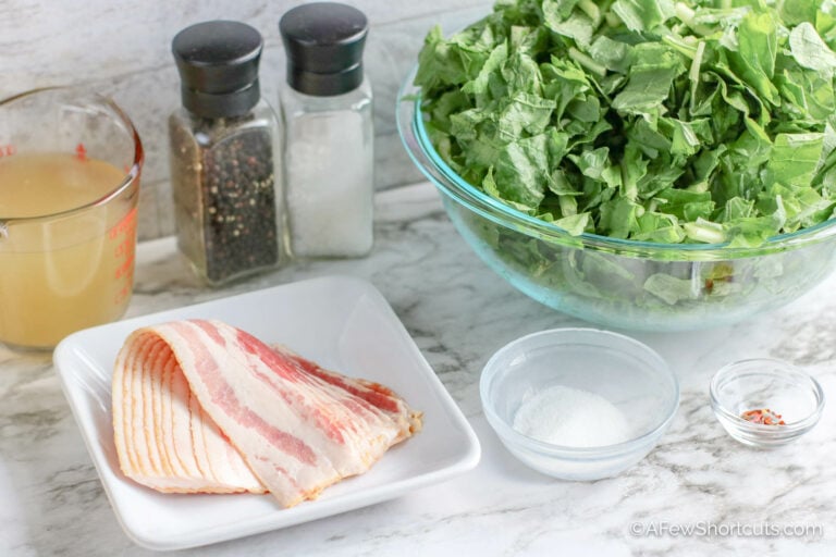 Easy Instant Pot Turnip Greens Recipe (or Collard Greens) A Few Shortcuts