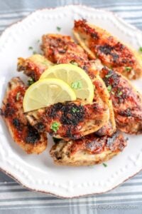 Baked Lemon Pepper Chicken Wings Recipe – Great for Air Fryer!