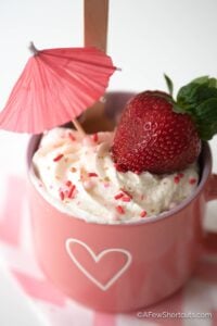 Strawberry Mug Cake Recipe