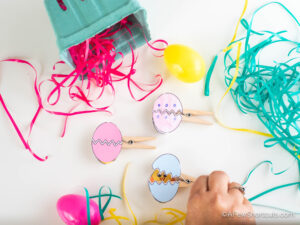 Peek-A-Boo Chick Kids Craft - With Printable Template - A Few Shortcuts