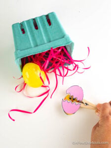 Peek-A-Boo Chick Kids Craft – With Printable Template