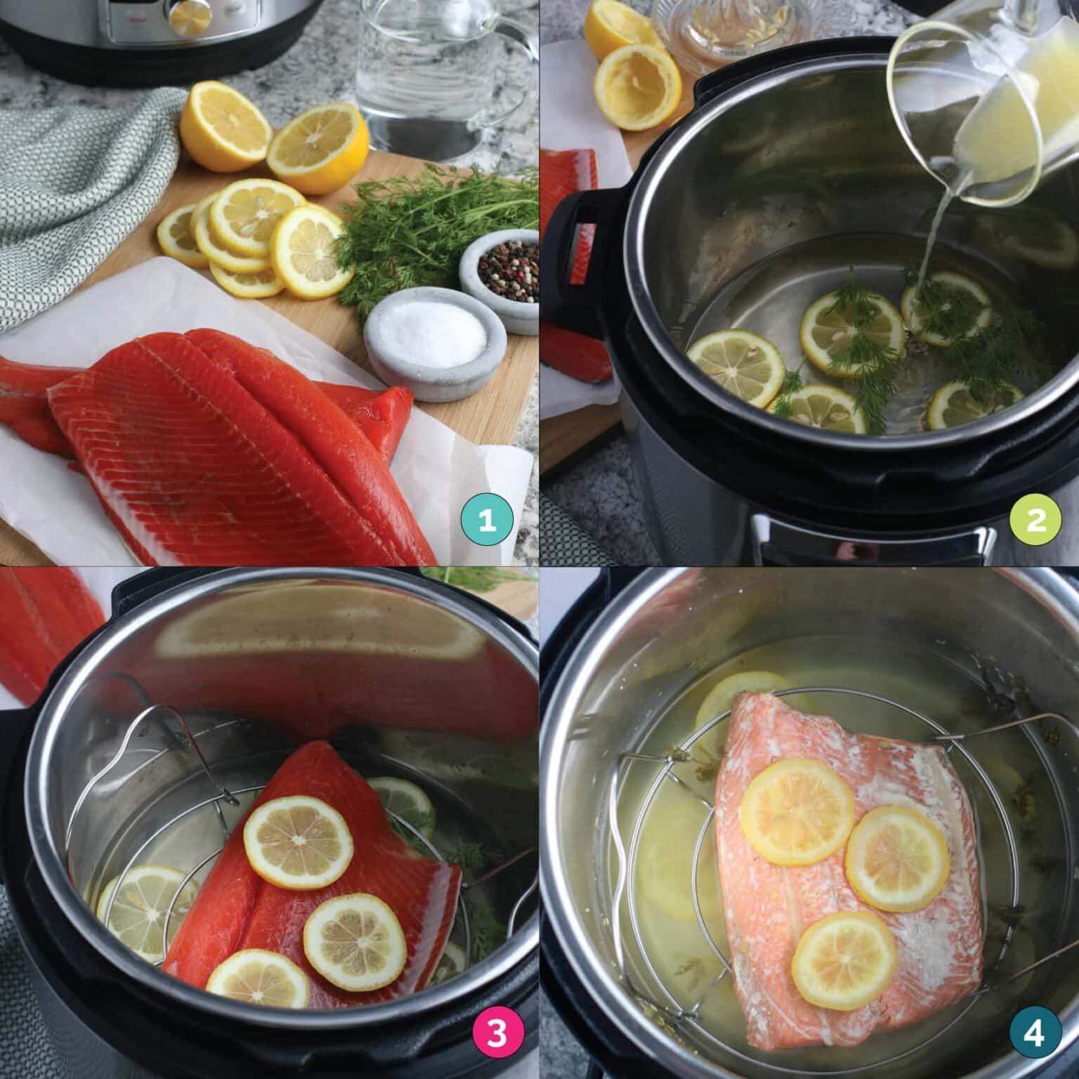 Instant Pot Salmon Recipe - Ready in 10 Minutes - A Few Shortcuts