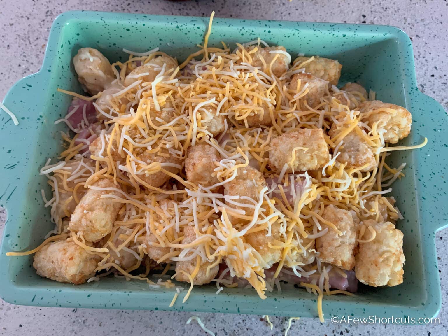 Ham & Tater Tot Casserole Recipe A Few Shortcuts