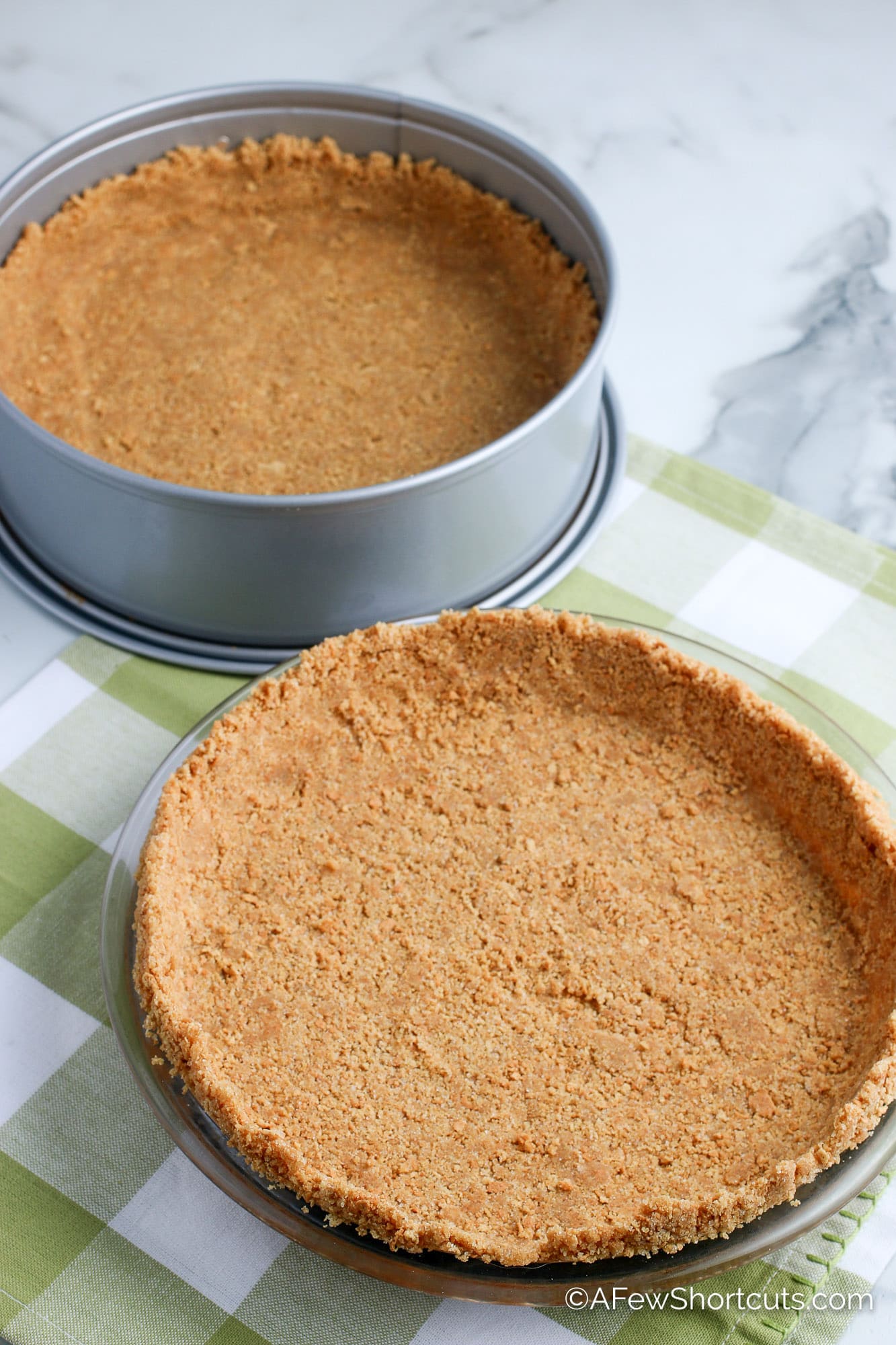 Simple Graham Cracker Crust Recipe - A Few Shortcuts