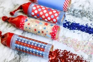 DIY Confetti Poppers – Great for Fourth of July