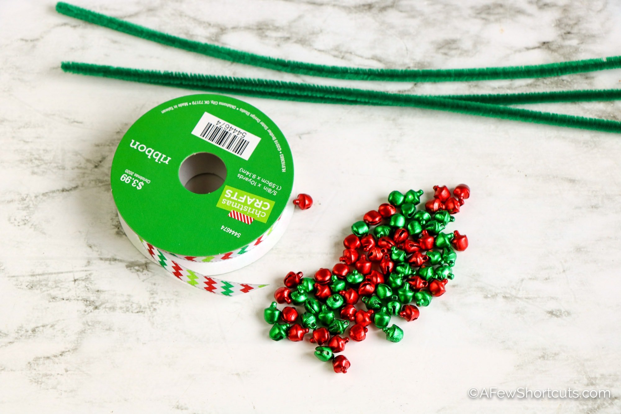 Jingle Bells, Christmas Bells With Cords, Colorful Diy Mini Craft