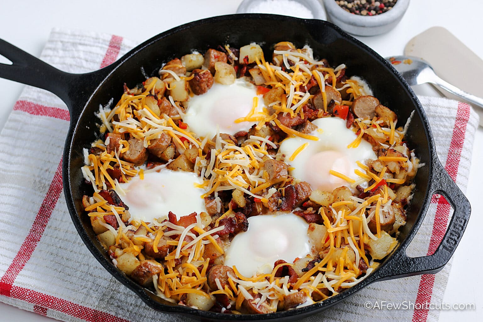 Simple Loaded Breakfast Skillet Recipe A Few Shortcuts
