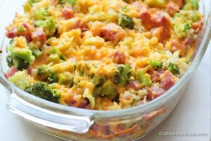 Cheesy Ham & Broccoli Casserole Recipe – Low Carb
