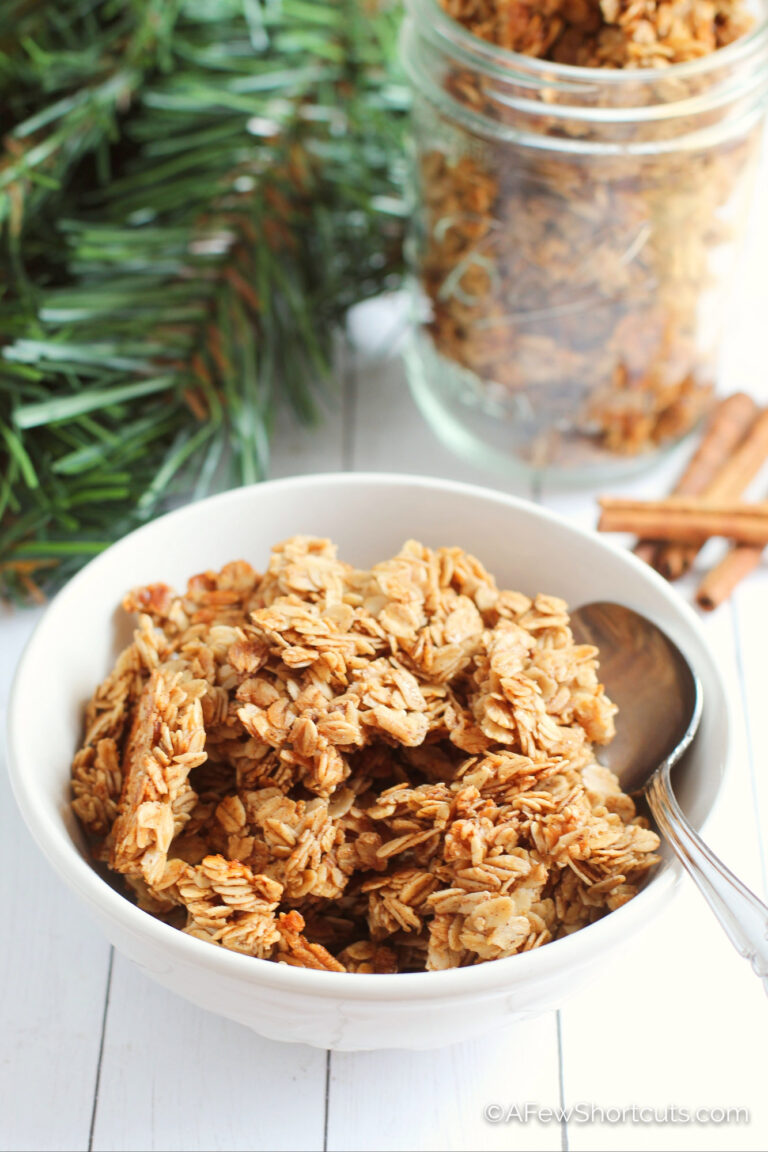Gingerbread Granola Recipe A Few Shortcuts